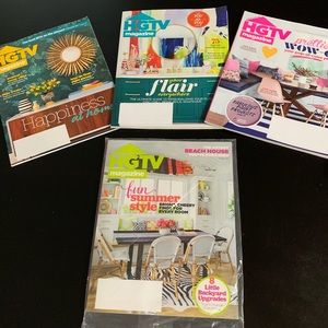 HGTV MAGAZINE SET OF 4 2022